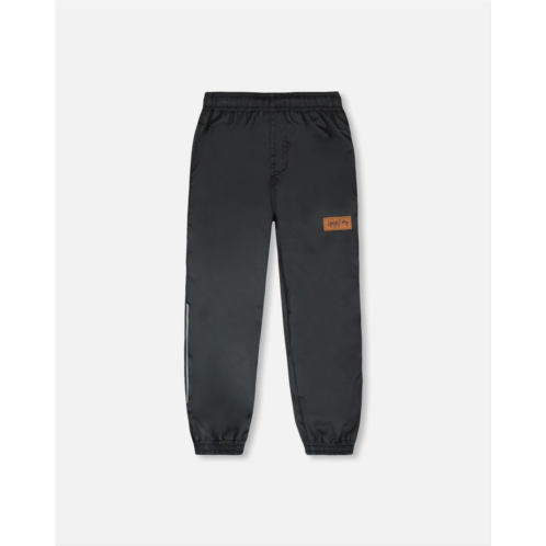 Deux par Deux splash pants in recycled polyester black