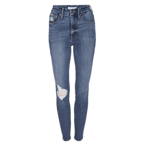 good AMERICAN womens good waist jeans in blue