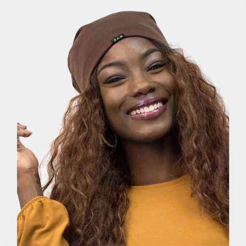 FASHNZFAB solid satin lined beanie hat