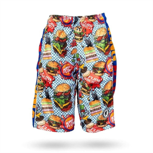 Flow Society boys burger Flow shorts in blue