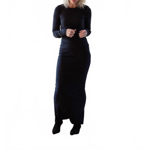 Eterne emma maxi skirt in black
