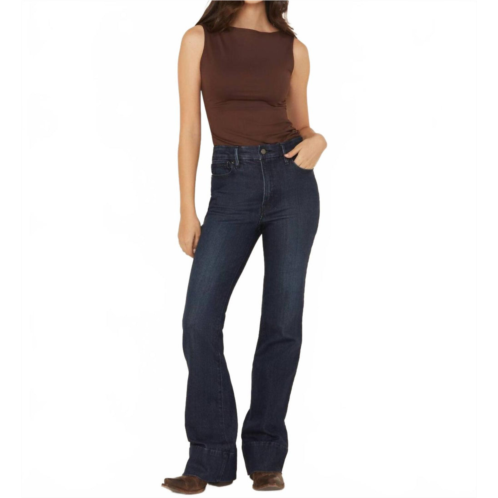 good AMERICAN good classic boot high rise jean in indigo