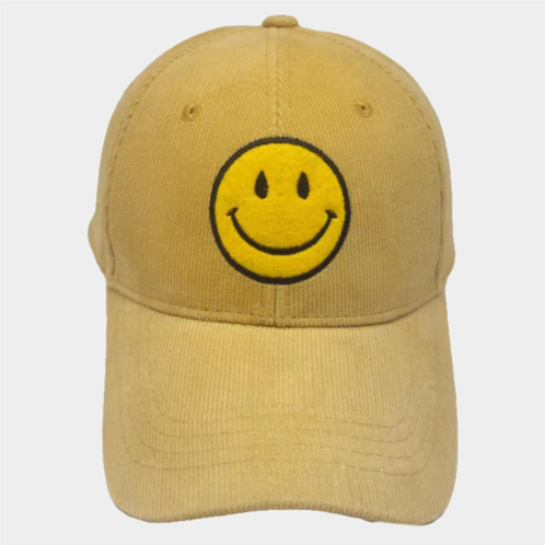 FASHNZFAB smile pointed corduroy baseball cap