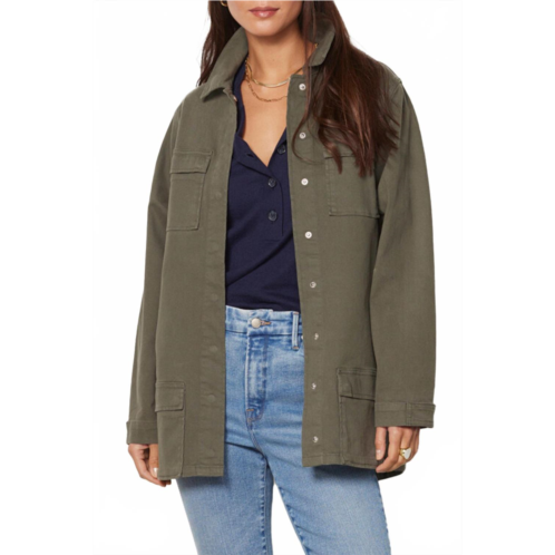 GOOD AMERICAN utility jacket in fern