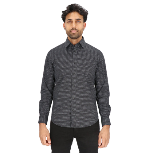 Scotch & Soda mens black dress shirt