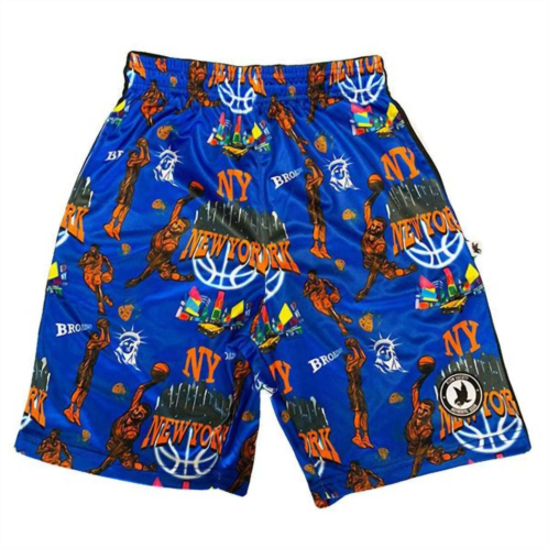 Flow Society boys ny basketball Flow short in blue