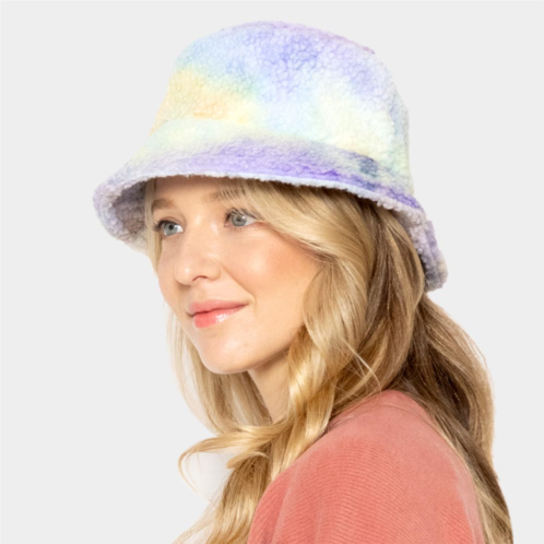 FASHNZFAB tie dye teddy bucket hat