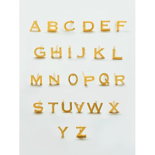 Gap Admiral Row Gold Initial Earrings