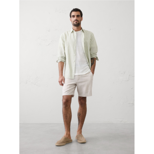 bananarepublic Slim-Fit Linen-Blend Shirt
