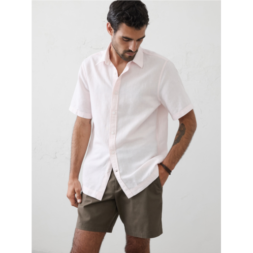 bananarepublic Standard-Fit Linen-Blend Shirt