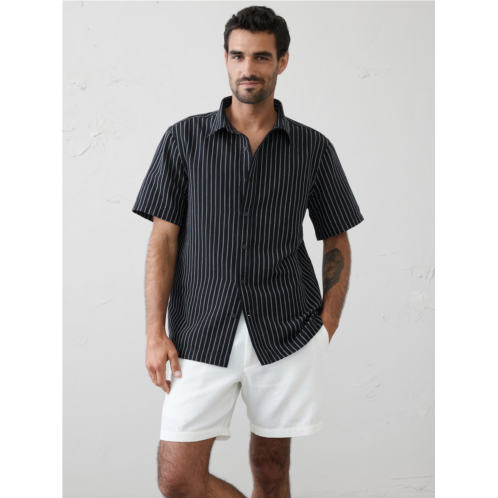 bananarepublic Standard-Fit Linen-Blend Shirt