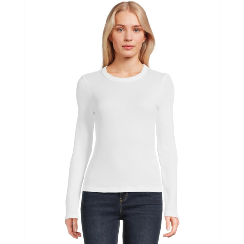 Michael Stars Liyah Ribbed Long Sleeve Tee