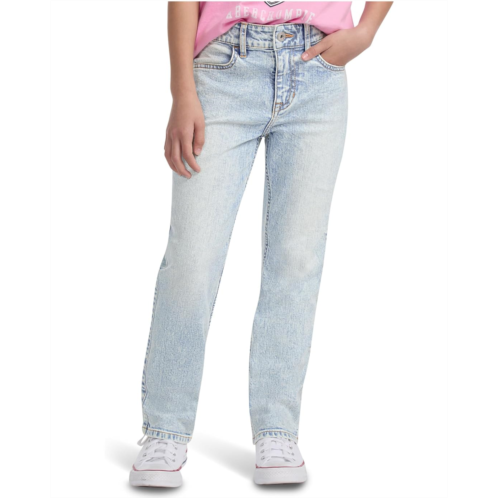 Girls abercrombie kids High Rise 90s Straight Jeans (Little Kid/Big Kid)