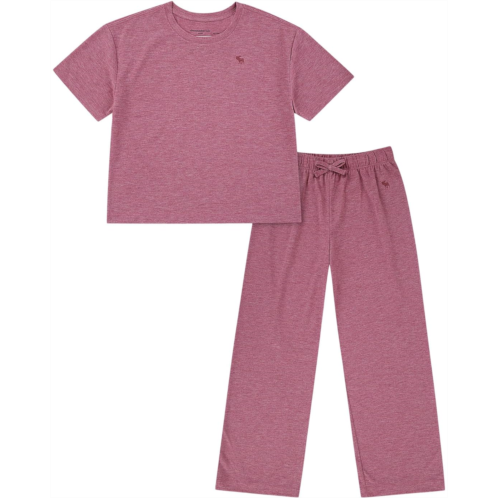 Girls abercrombie kids Boxy Tee & Pants Sleep Set (Big Kid)