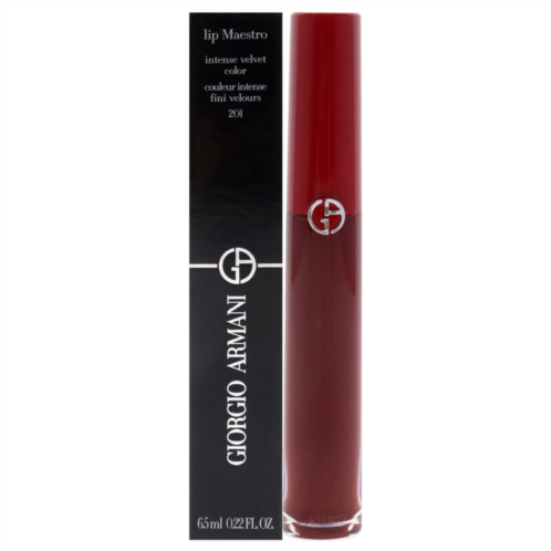Giorgio Armani lip maestro intense velvet color - 201 dark velvet by for women - 0.22 oz lipstick
