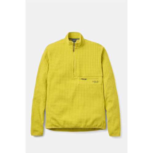 Rab mens ramshaw pull on sweatshirt in dark pollen
