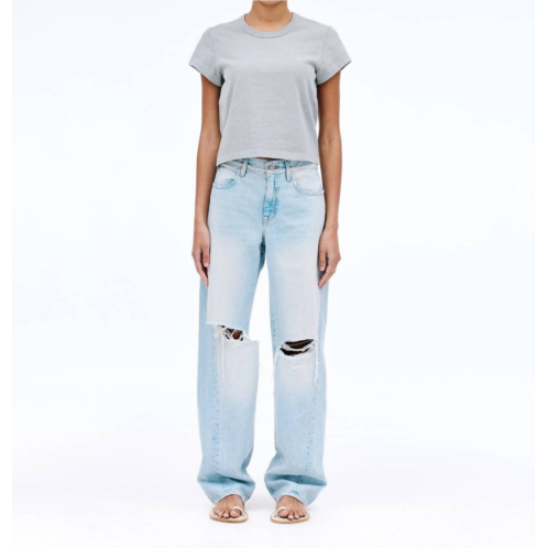 SLVRLAKE tess long twisted seam jeans in heartbreak hotel