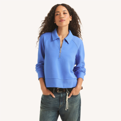 Nautica womens quarter-zip sweatshirt