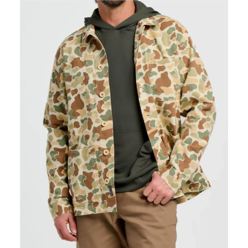 FREE FLY folly twill chore coat in vintage camo