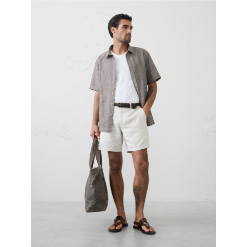 bananarepublic Standard-Fit Linen-Blend Shirt