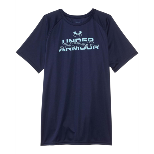 Under Armour Kids Tech Split Wordmark Short Sleeve T-Shirt (Big Kids)
