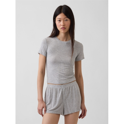 Gap Softest UltraFine Rib Modal PJ T-Shirt
