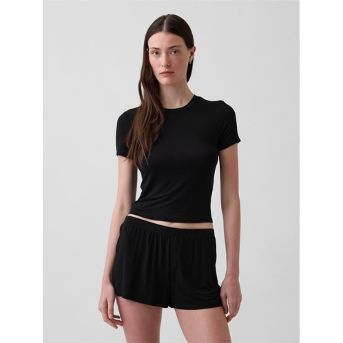 Gap Softest UltraFine Rib Modal PJ T-Shirt