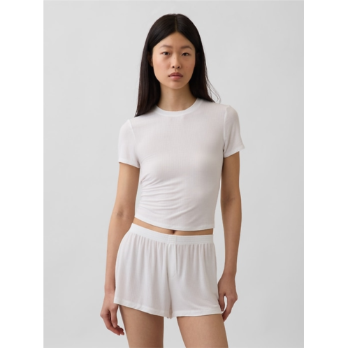 Gap Softest UltraFine Rib Modal PJ T-Shirt