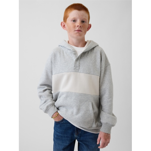 Gap Kids VintageSoft Relaxed Henley Hoodie