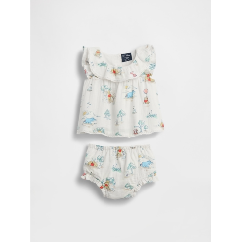 Gap Baby Winnie The Pooh Cotton Gauze Outfit Set
