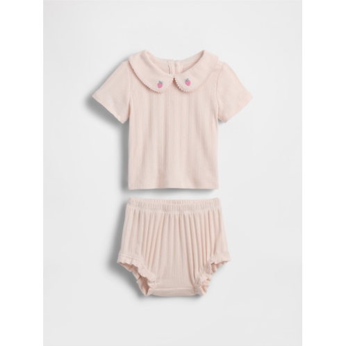 Gap Baby Embroidered Pointelle Outfit Set