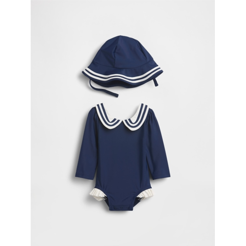 Gap Baby Sailor Rash Guard Swim Set