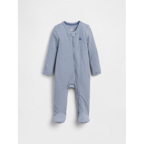 Gap Baby First Favorites TinyRib Stripe Footed One-Piece