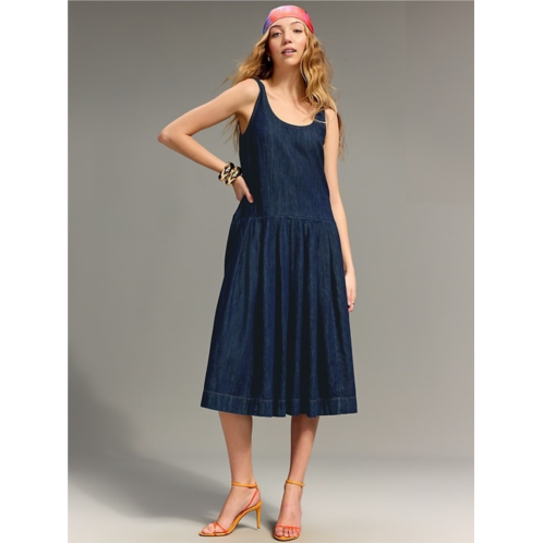 Old Navy x Christopher John Rogers Drop-Waist Jean Dress