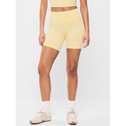 OldNavy High-Waisted StudioSmooth Biker Shorts -- 6-inch inseam