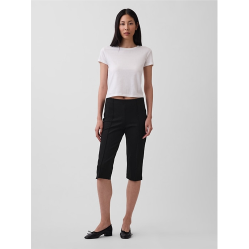 Gap High Rise Double Knit Capris