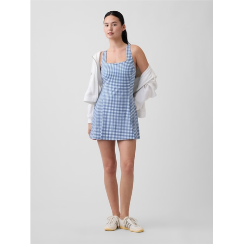 GapFit Studio Recycled Squareneck Mini Dress