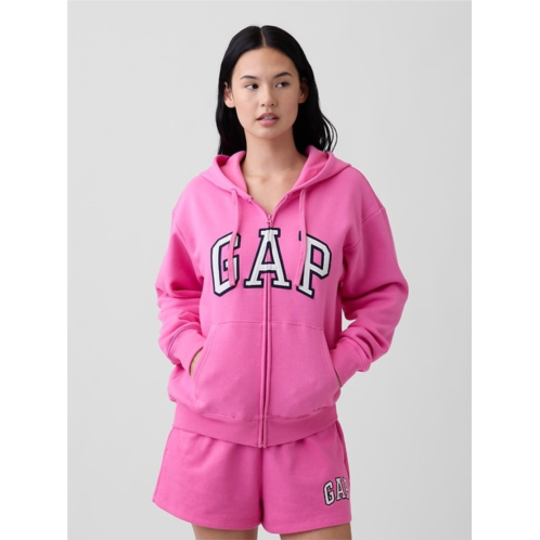 Relaxed Gap Logo Zip Hoodie
