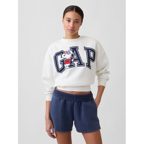 Gap Peanuts Oversized Wedge Crewneck Sweatshirt