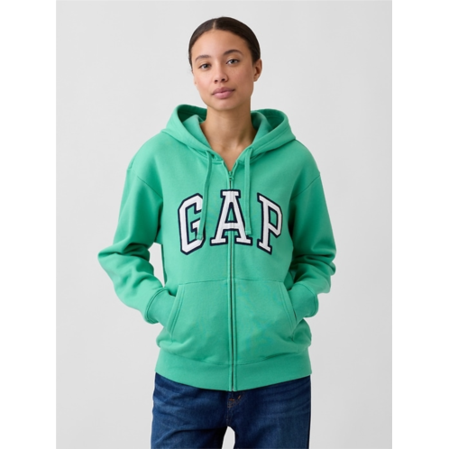 Relaxed Gap Logo Zip Hoodie