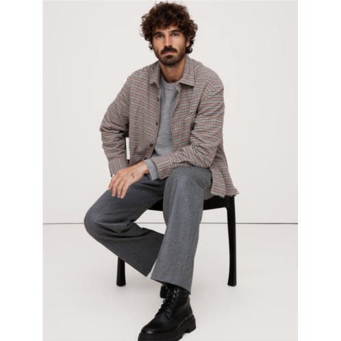 Bananarepublic Relaxed-Fit Flannel Overshirt