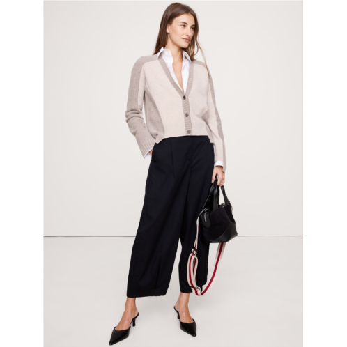 Bananarepublic Cashmere Mixed-Stitch Cardigan