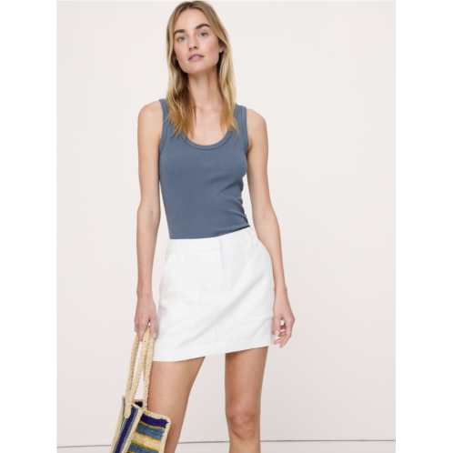 Bananarepublic Ribbed Scoop-Neck Tank