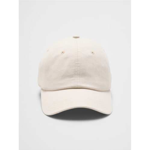 bananarepublic Linen-Blend Baseball Cap