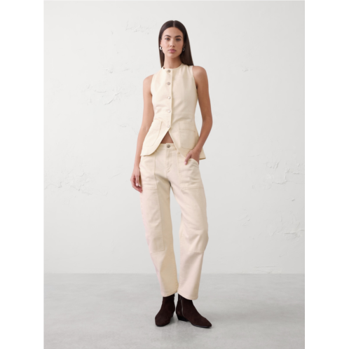 bananarepublic Long Denim Vest