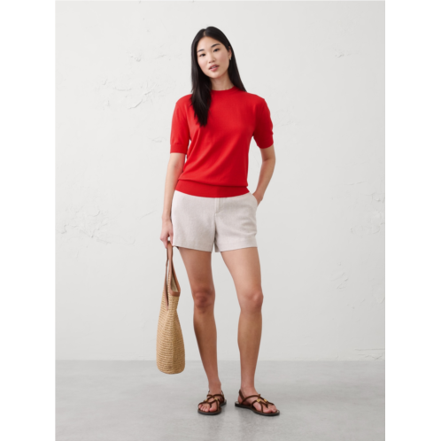 bananarepublic Forever Short-Sleeve Sweater