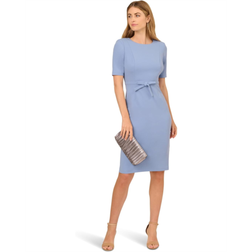 Adrianna Papell Mini Bow Front Sheath Dress