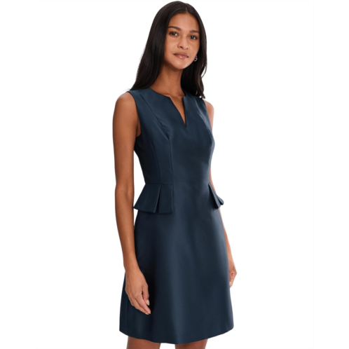 Adrianna Papell Mikado Ruffle Short Dress