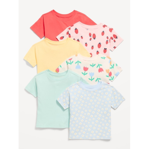 OldNavy Short-Sleeve T-Shirt 6-Pack for Toddler Girls