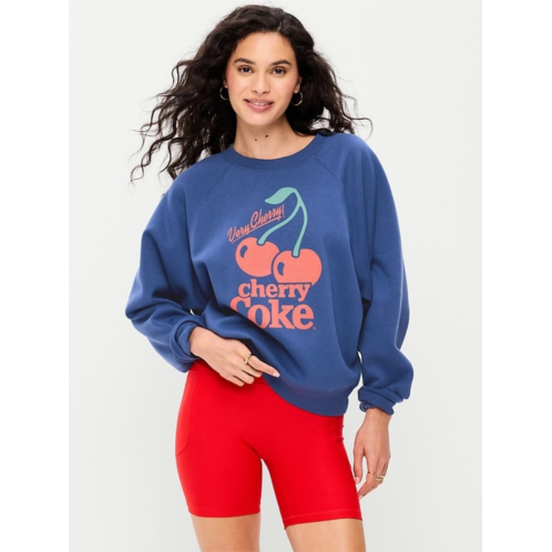 OldNavy Oversized Raglan Graphic Sweatshirt